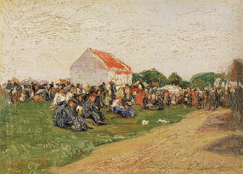 Roussel Charles La Procession de Saint-josse oil painting picture